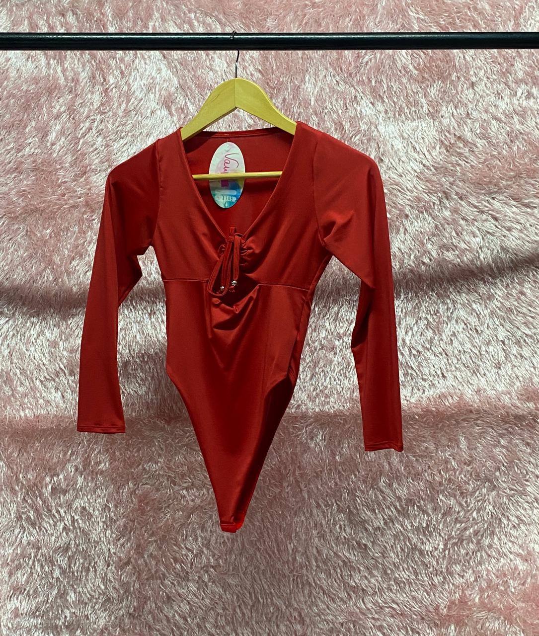 BODY MANGA LARGA DE DAMA