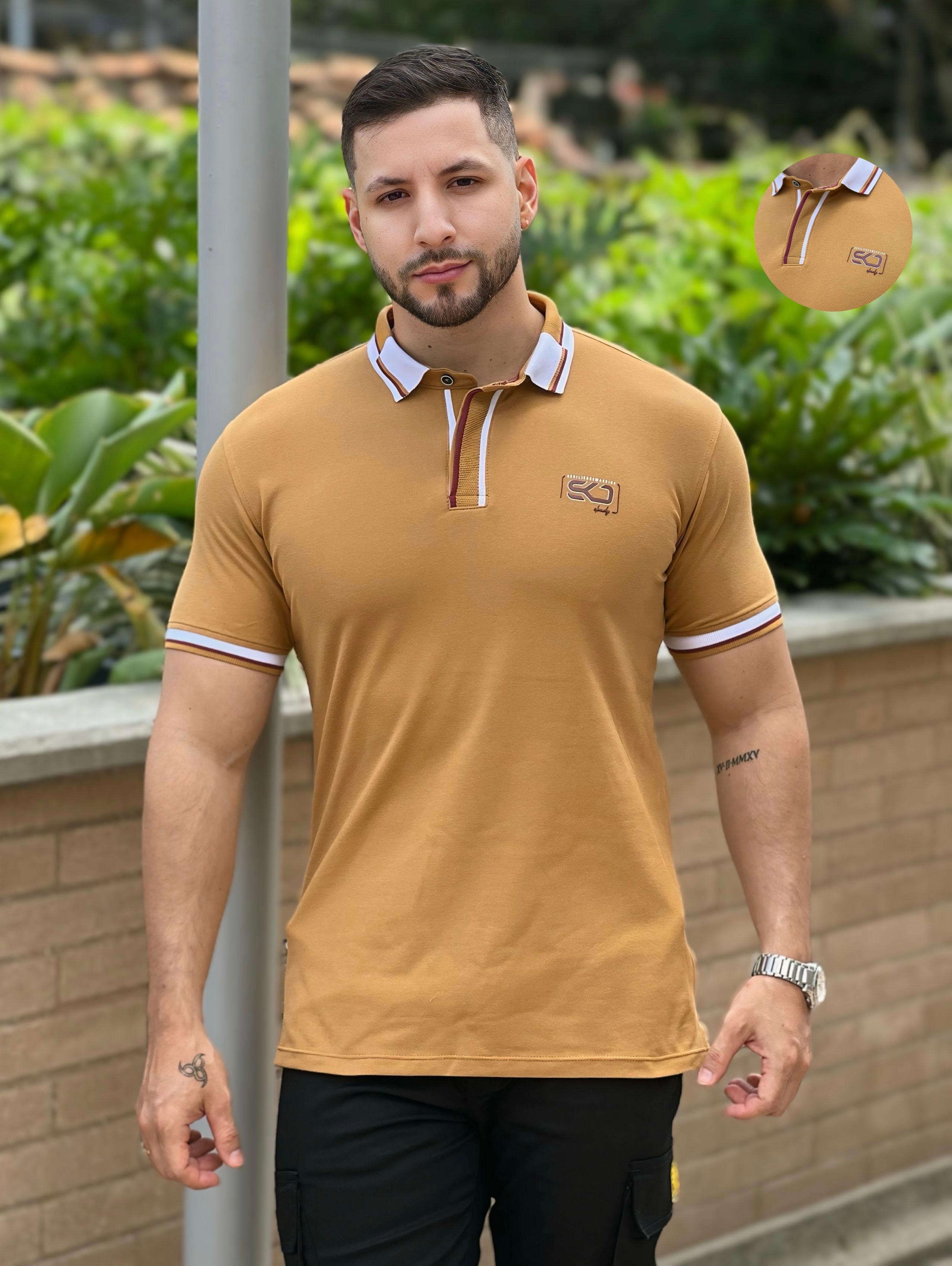 CAMISETA  TIPO POLO ALGODON