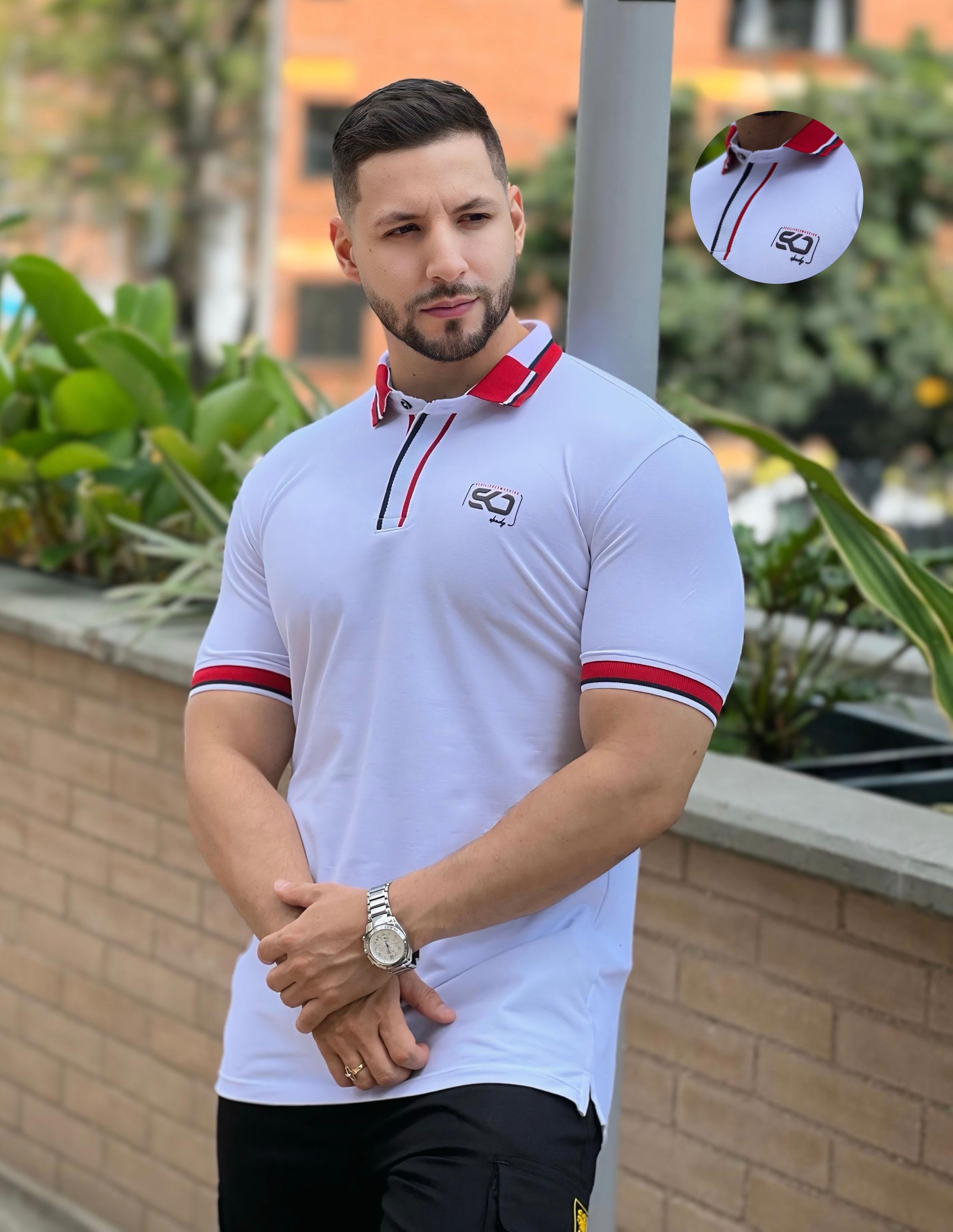 CAMISETA  TIPO POLO ALGODON