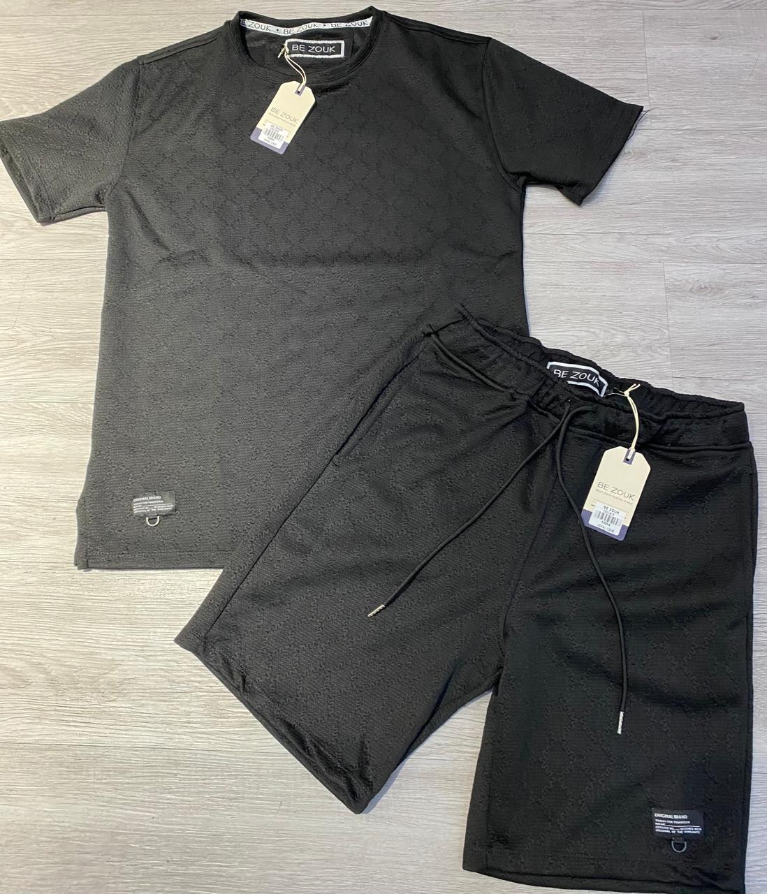 CONJUNTO TEXTURIZADO NEGRO