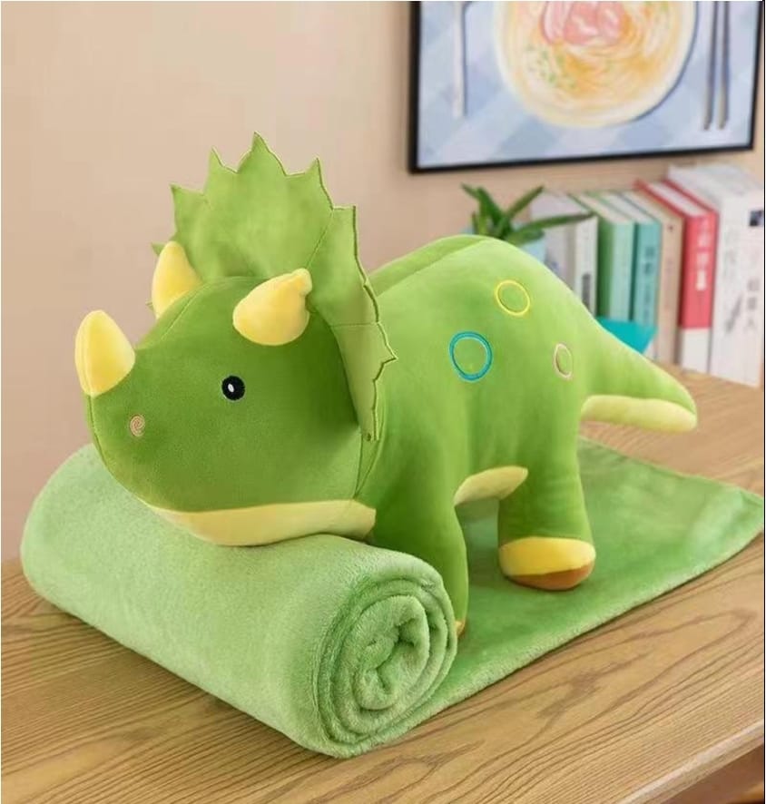 PELUCHE DINOSABRIO CON COBIJA