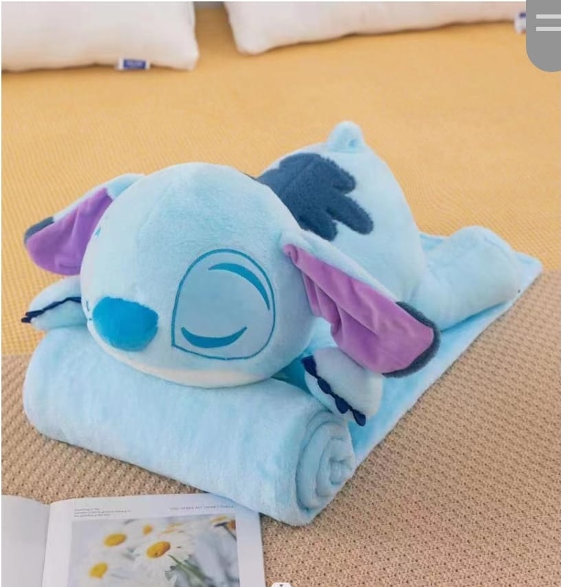 PELUCHE STITCH CON COBIJA